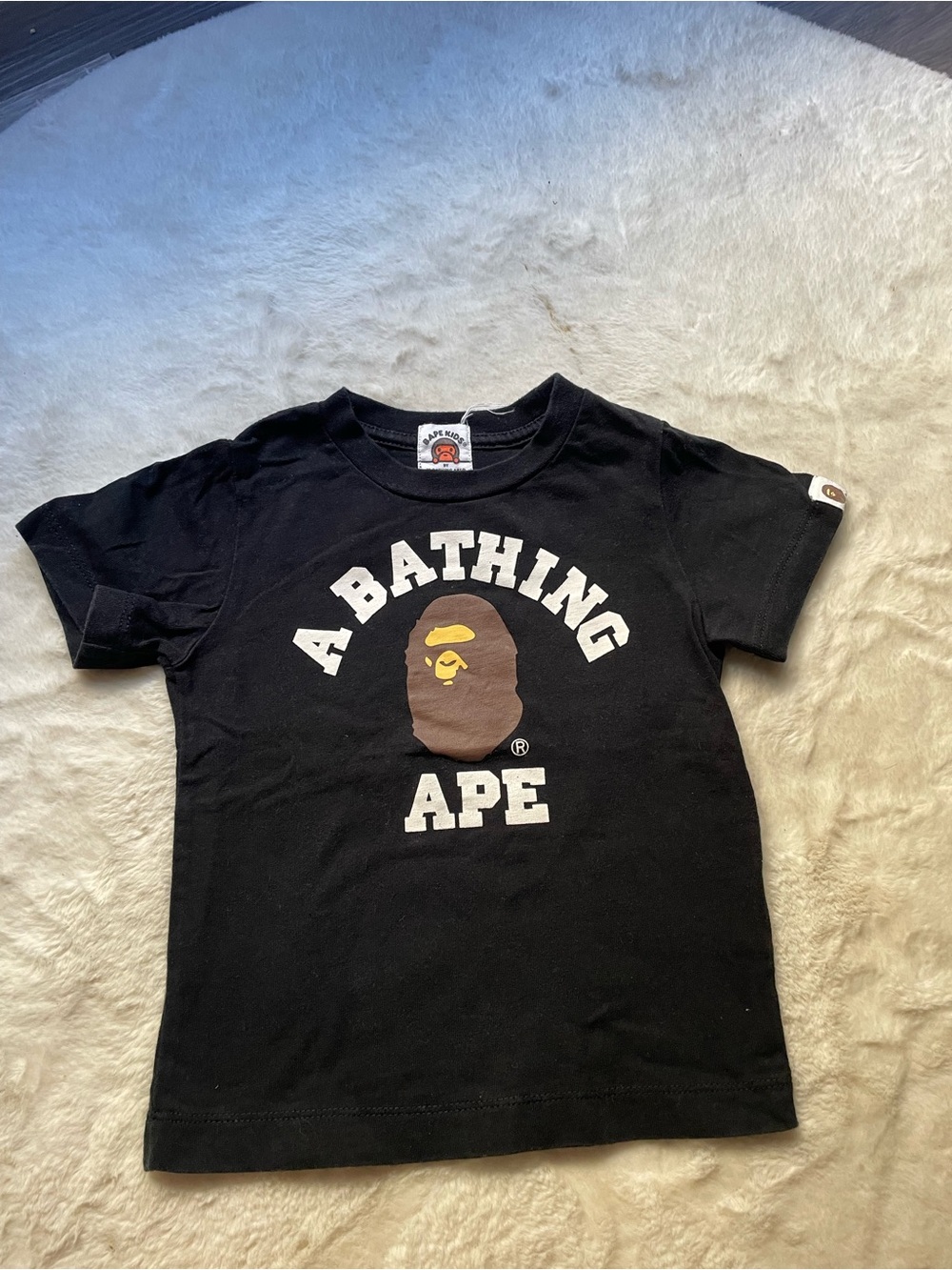 A Bathing Ape Kids Black  Tee